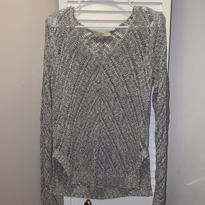 Ann Taylor Loft grey knitted sweater